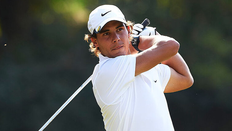 Rafael Nadal hatte schon immer ein Faible für den Golfsport Rafael Nadal hatte schon immer ein Faible für den Golfsport