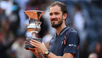 Daniil Medvedev also recently triumphed in Rome