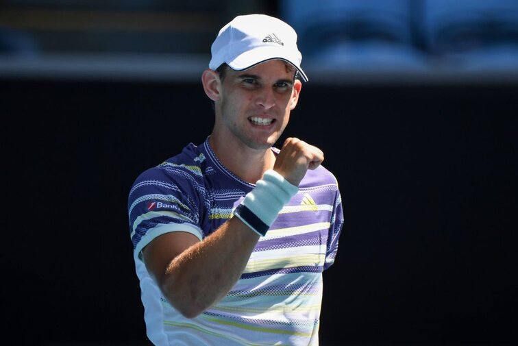 Dominic Thiem at the Australian Open