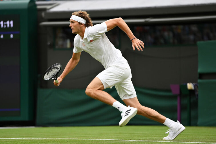 Alexander Zverev ließ Tennys Sandgren keine Chance Alexander Zverev in Wimbledon