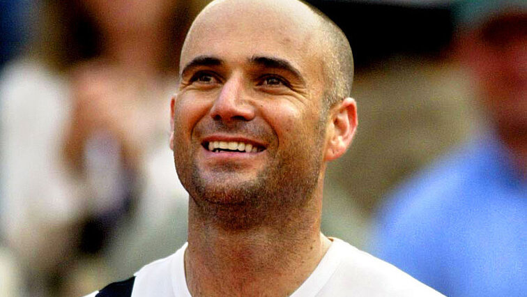 Andre Agassi in seiner späten Schaffensphase Andre Agassi in seiner späten Schaffensphase