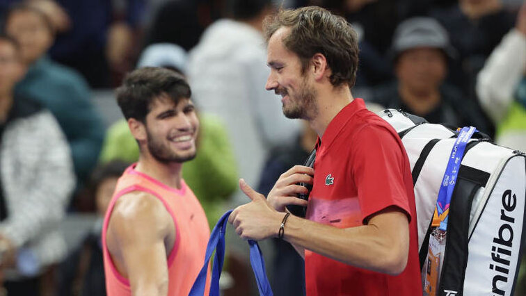Carlos Alcaraz und Daniil Medvedev treffen zum siebenten Mal aufeinander