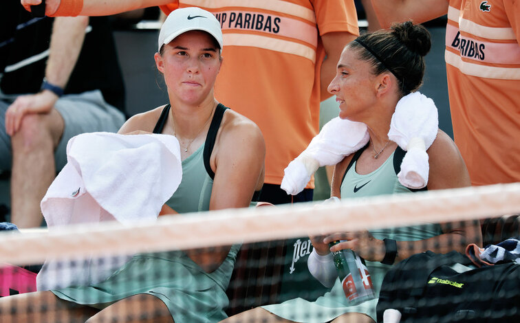 Lilli Tagger und Sara Errani haben sich am Freitag lange gewehrt Lilli Tagger und Sara Errani haben sich am Freitag lange gewehrt