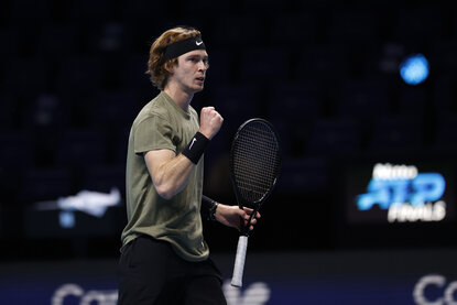 Andrey Rublev spielte 2020 die beste Saison seiner Karriere
