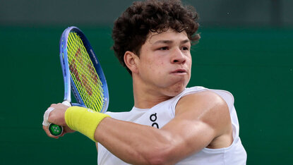 Ben Shelton wartet auf Taylor Fritz oder Jack Draper Ben Shelton wartet auf Taylor Fritz oder Jack Draper