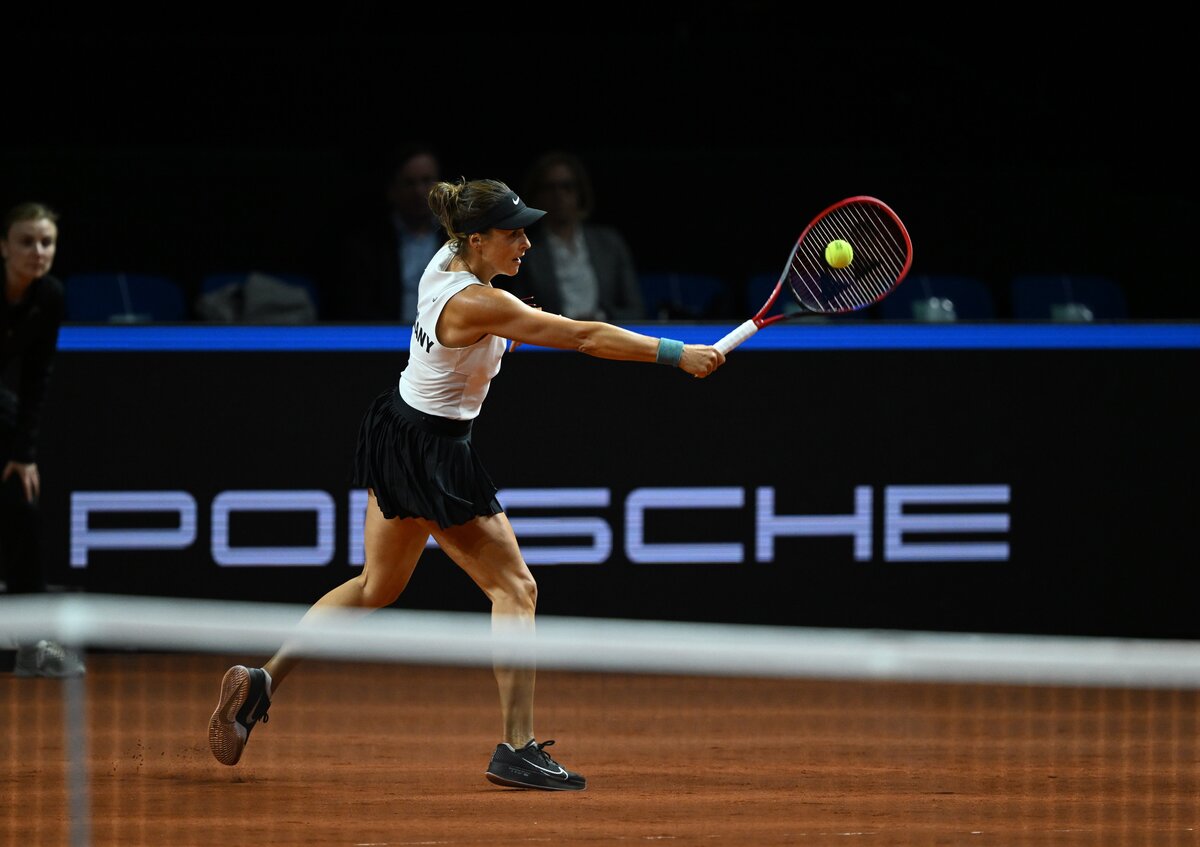 After a big fight, Tatjana Maria is in round 2 of the Porsche Tennis Grand Prix for the first time · tennisnet