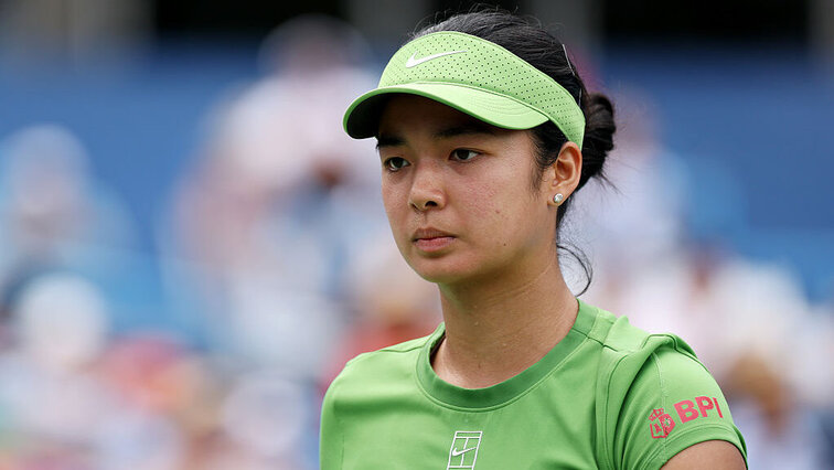 Nach der Olympiasiegerin Qinwen Zheng konnte Alexandra Eala in Washington auch die Titelverteidigerin Leylah Fernandez ausschalten. Getty Images