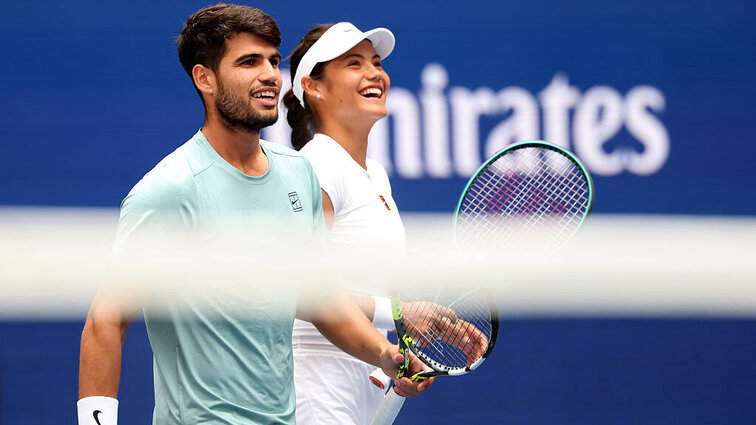 Ein Instagram-Post von Emma Raducanu dämpft die Hoffnungen der Tennis-Communitiy auf eine Beziehung mit Carlos Alcaraz. Getty Images