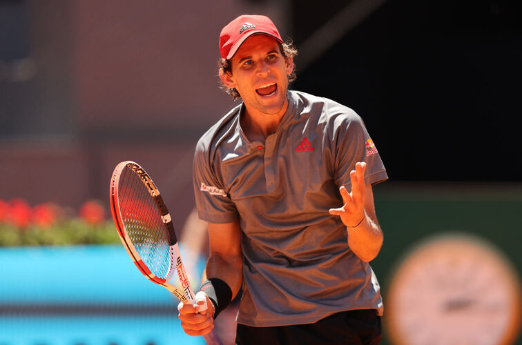 Dominic Thiem sorgte für eine kurze Schrecksekunde Dominic Thiem sorgte für eine kurze Schrecksekunde