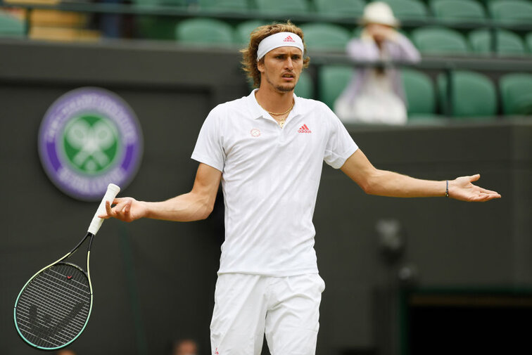 Alexander Zverev at Wimbledon