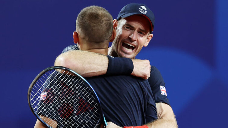 Dan Evans war beim Abschied von Andy Murray ganz nah dran Dan Evans war beim Abschied von Andy Murray ganz nah dran