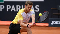 Yannick Hanfmann steht in Paris in Quali-Runde zwei Yannick Hanfmann is in qualifying round two in Paris