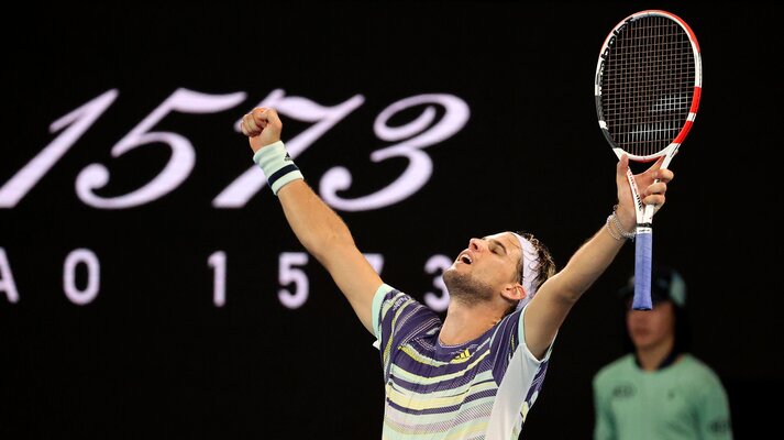 Dominic Thiem stand bei den Australian Open 2020 im Endspiel