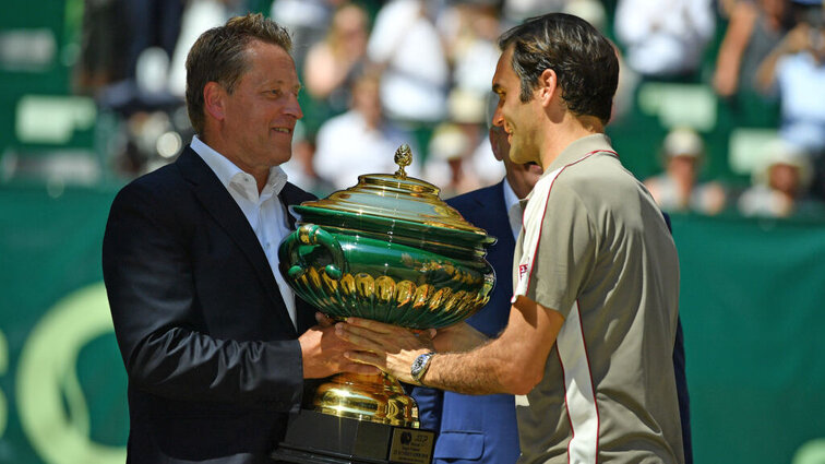 Roger Federer konnte in Halle insgesamt 10-mal triumphieren.
