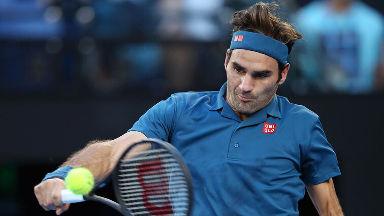 Roger Federer bei den Australian Open