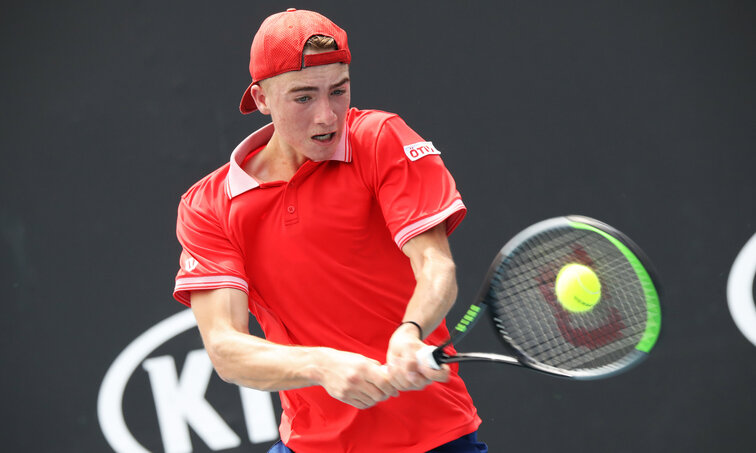 Lukas Neumayer at the Australian Open