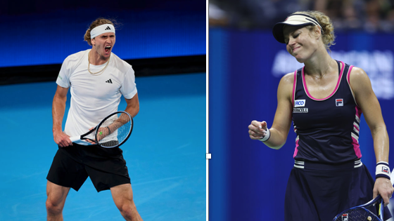 Alexander Zverev und Laura Siegemund streben im Mixed den entscheidenden Punkt gegen Griechenland an.