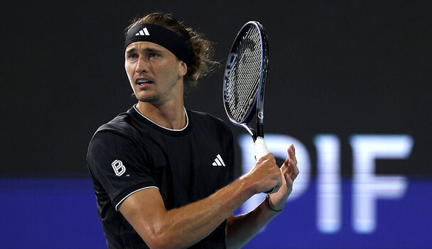 Alexander Zverev zeigte gegen Martin Damm eine starke Leistung.