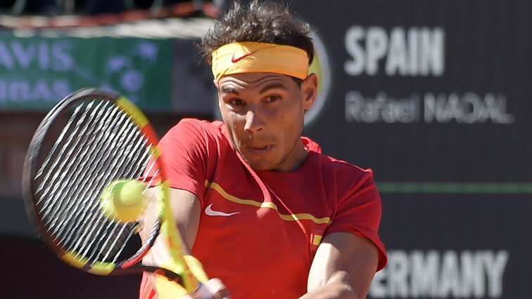 Rafael Nadal at the Davis Cup in Valencia 2018