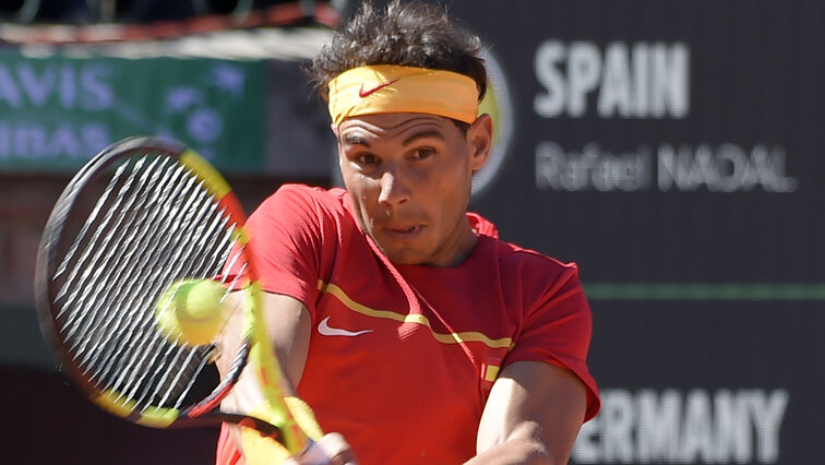 Rafael Nadal beim Davis Cup in Valencia 2018 Rafael Nadal at the Davis Cup in Valencia 2018