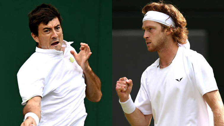 Sebastian Ofner und Andrey Rublev spielen heute in HalleWestfalen gegeneinander