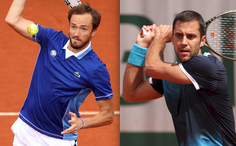 Daniil Medvedev, Laslo Djere Daniil Medvedev, Laslo Djere