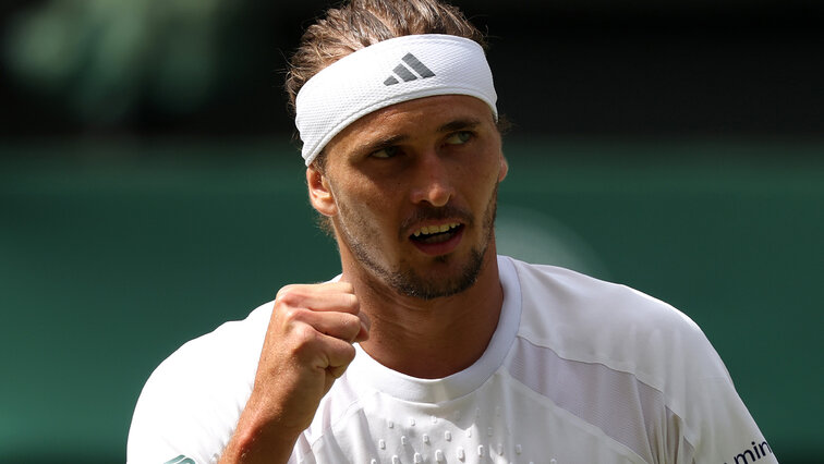 Alexander Zverev steht zum ersten Mal im Wimbledon-Finale.