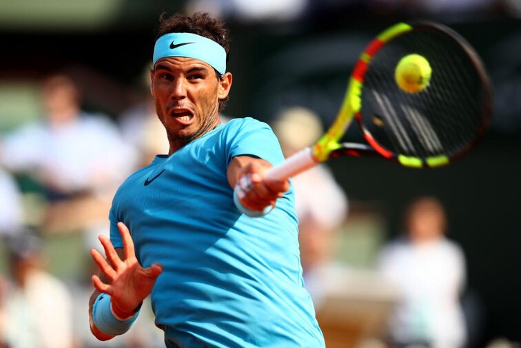 Aus der Vorhand-Mühle von Rafael Nadal gibt es kein Entrinnen Aus der Vorhand-Mühle von Rafael Nadal gibt es kein Entrinnen