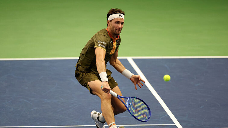 Casper Ruud spielt in dieser Woche in Stockholm ganz groß auf. Casper Ruud spielt in dieser Woche in Stockholm ganz groß auf.