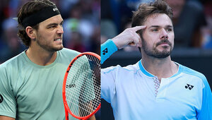 Taylor Fritz und Stan Wawrinka spielen um einen Platz im Achtelfinale