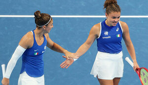 Sara Errani und Jasmine Paolini haben Italien ins Halbfinale des Billie Jean King Cups 2ß26 gebracht