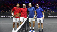 Jack Sock and Felix Auger-Aliassime were able to shorten for Team World