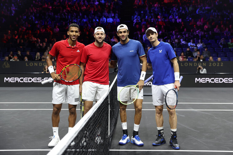 Jack Sock and Felix Auger-Aliassime were able to shorten for Team World