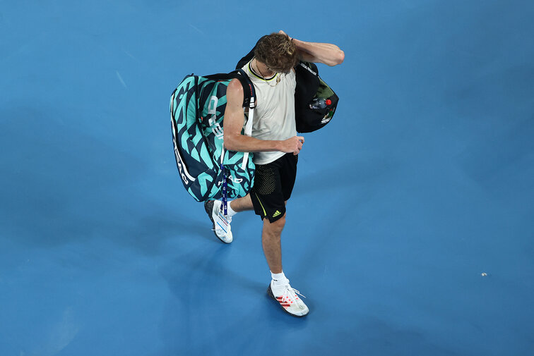 Für Alexander Zverev ist die Reise bei den diesjährigen Australian Open im Viertelfinale zu Ende