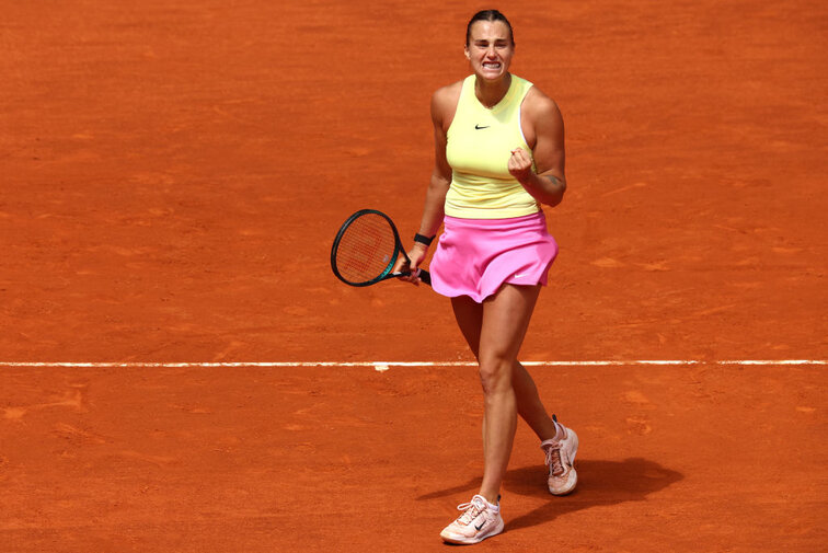 Aryna Sabalenka hat in Madrid den Sprung in die dritte Runde geschafft