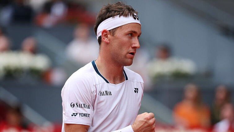 Mit einem Dreisatz-Erfolg im Endspiel gegen Jack Draper sicherte sich Casper Ruud in Madrid den ersten Masters-Titel seiner Karriere. Getty Images