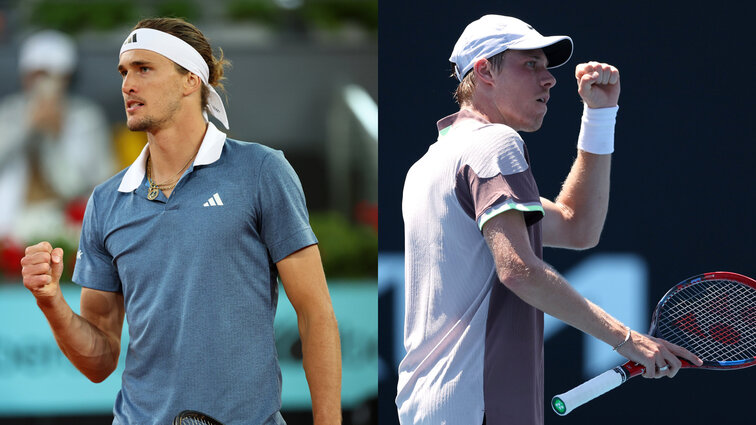 Alexander Zverev und Denis Shapovalov treten zum neunten Duell gegeneinander an.