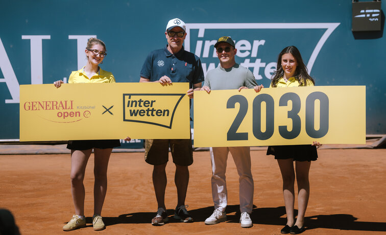 interwetten und die Generali Open bleiben bis mindestens 2030 Partner