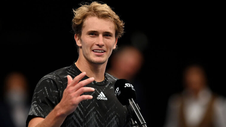 How many winner interviews will Alexander Zverev give in Turin?