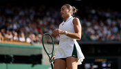 Aryna Sabalenka am Sonntag in Wimbledon
