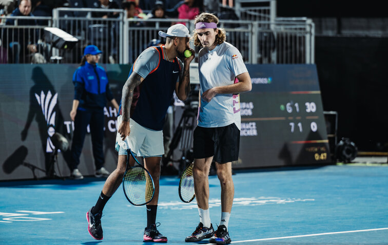 Nick Kyrgios and Stefanos Tsitsipas have a bizarre relationship