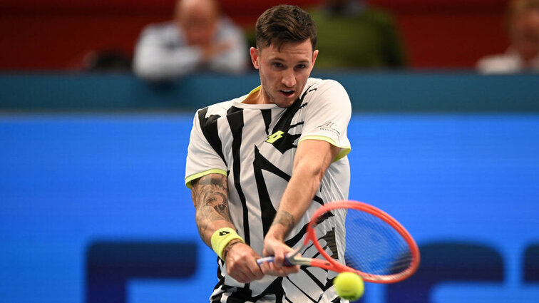 Dennis Novak hat mit David Goffin Lospech in Runde eins. Dennis Novak hat mit David Goffin Lospech in Runde eins.