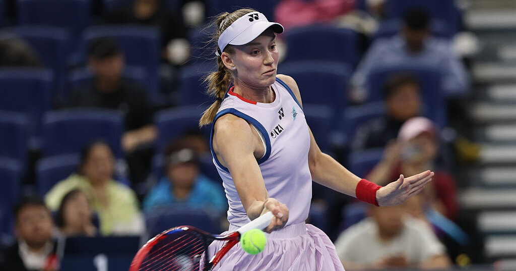 Elena Rybakina loses to Alina Charaeva in Beijing opening match
