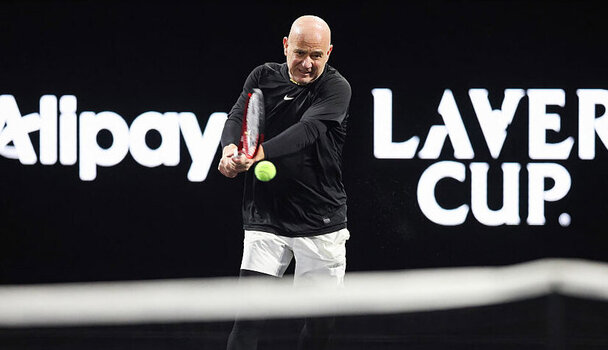 Andre Agassi könnte im Zweifel für Team World einspringen