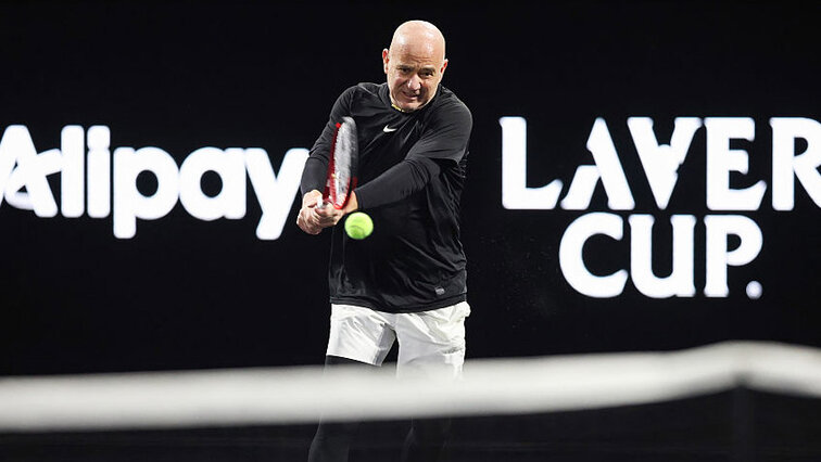 Andre Agassi könnte im Zweifel für Team World einspringen