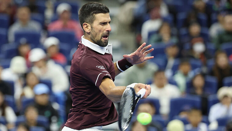 Novak Djokovic war in Peking mal wieder in seinem Element
