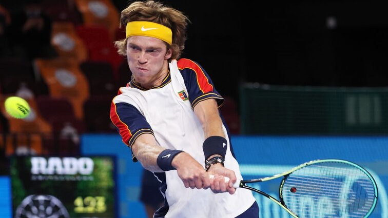 Andrey Rublev ist wie in Moskau auch in St. Petersburg an Nummer eins gesetzt.