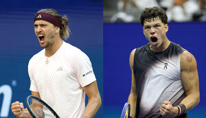 Alexander Zverev und Ben Shelton spielen im Finale um den Titel der US Open 2026.