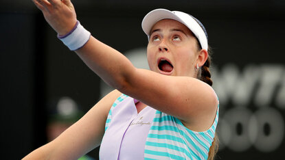 Gegen Jelena Ostapenko zu spielen ist selten ein Spaß Gegen Jelena Ostapenko zu spielen ist selten ein Spaß