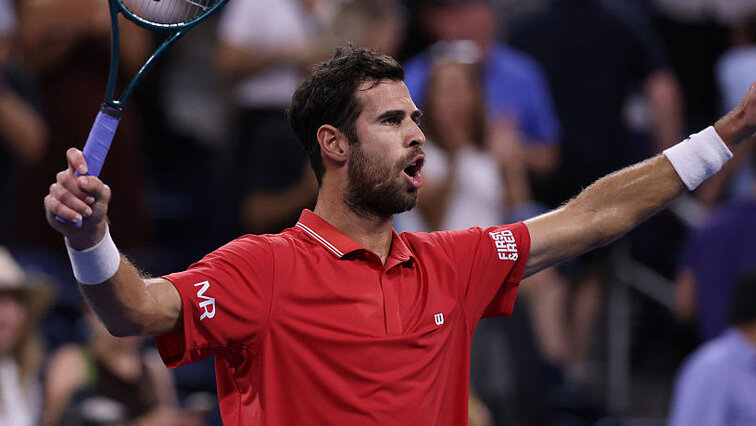 Karen Khachanov hatte am Labor Day Grund zu jubeln